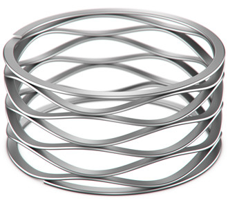 Muchos resortes de onda de giro anodizados / sable con OD22mm 25mm 28mm