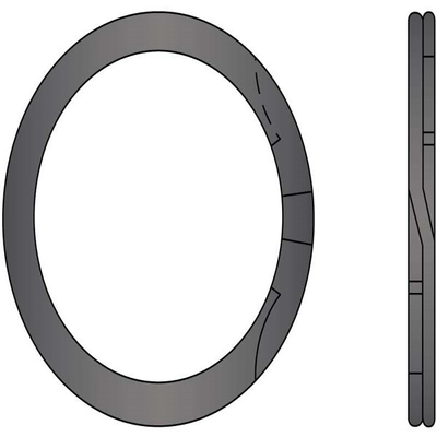 Anillo de retención en espiral / anillos de retención en espiral externos para la industria aeroespacial Fácil instalación