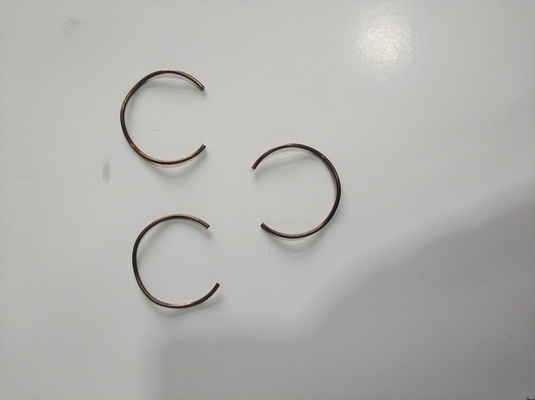 Espiral de acero inoxidable agujas onduladas de alambre redondo con revestimiento de oro / acabado recubierto de polvo